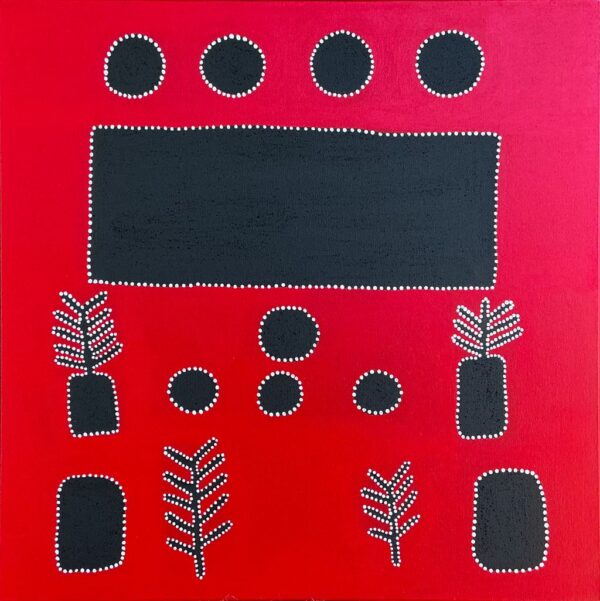 <br>WAC174/25 - Monica Cann</br><br>- 80 x 80 cm</br>
