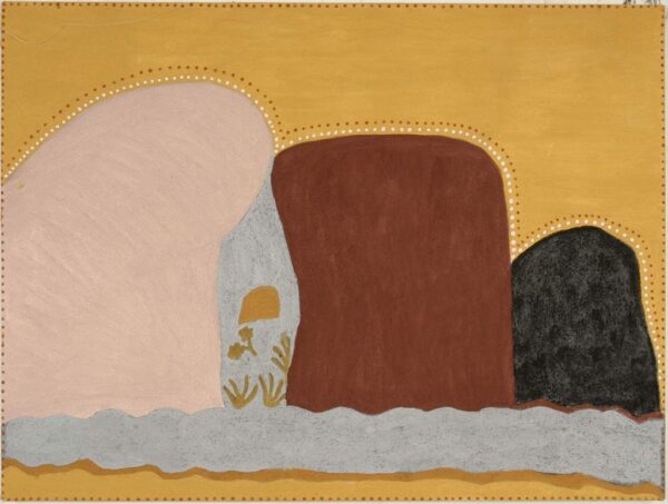 <br>WAC233/08 - EVELYN MALGIL</br><br>- 120 x 90 cm / Natural ochre and pigments on canvas</br>