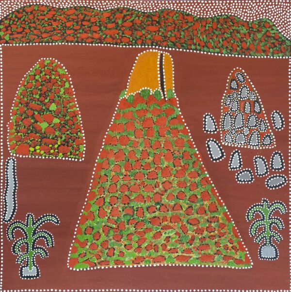 <br>WAC158/23 - Kathy Ramsay</br><br>- 100 x 100 cm</br>
