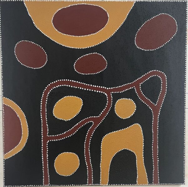 <br>WAC259/23 - TOMMY CARROLL</br><br>- 100 x 100 cm</br>