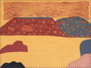 <br>WAC275/17 - EVELYN MALGIL</br><br>- 80 x 60 cm / Natural ochre and pigments on canvas</br>