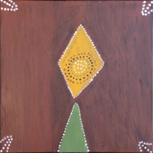 <br>WAC244/24 - MABEL JULI Wirroongoon</br><br>- 60 x 60 cm</br>